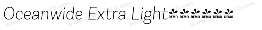 Oceanwide Extra Light字体转换
